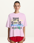 Summi Summi Banana OS Tee in Pink