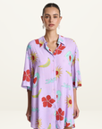 Summi Summi Big Shirt in Lilac Troppo