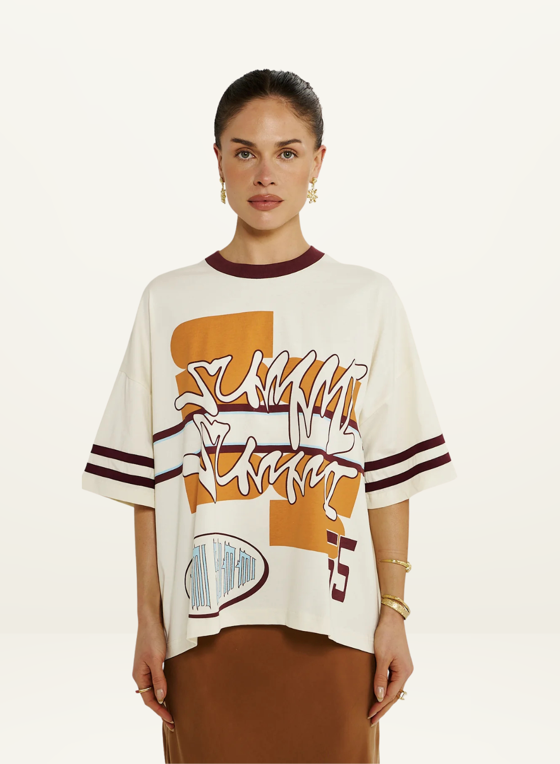 Summi Summi Bordeaux 55 Tee