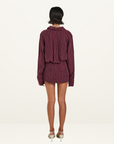 Summi Summi Button Up Dress in Kina Pinstripe