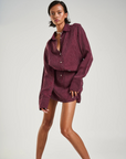Summi Summi Button Up Dress in Kina Pinstripe