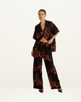 Summi Summi Button Up SS Shirt in Chocolate Petal // LAST TWO SIZE XS & XL