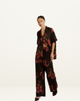 Summi Summi Button Up SS Shirt in Chocolate Petal // LAST TWO SIZE XS & XL
