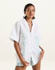 Summi Summi Collared SS Shirt in I Heart U // LAST ONES M L