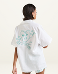 Summi Summi Collared SS Shirt in I Heart U // LAST ONES M L