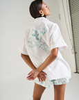 Summi Summi Collared SS Shirt in I Heart U // LAST ONES M L