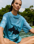 Summi Summi Double Dolphin Tee in Blue