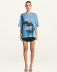 Summi Summi Double Dolphin Tee in Blue