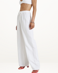 Summi Summi Elastic Waisted Pant in WHITE