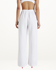 Summi Summi Elastic Waisted Pant in WHITE