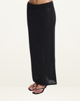 Summi Summi Knit Maxi Skirt in Black