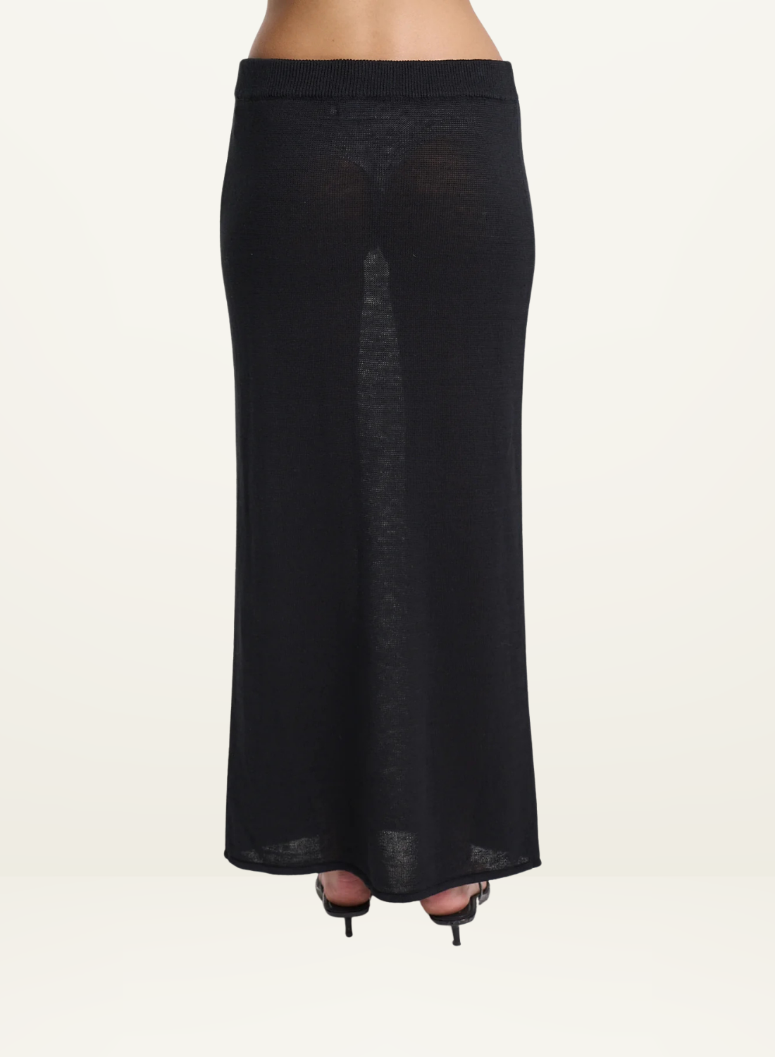 Summi Summi Knit Maxi Skirt in Black