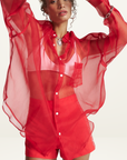 Summi Summi Mercurio Shirt in SCARLET RED