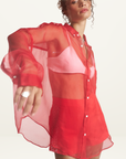 Summi Summi Mercurio Shirt in SCARLET RED