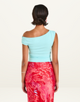 Summi Summi Off Shoulder Tank in Aqua