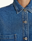 Summi Summi Shacket in Bleu Denim