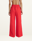 Summi Summi Sig Linen Pant in SCARLET SUMMI