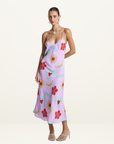 Summi Summi Siren Midi Dress in Lilac Troppo // LAST ONE XL
