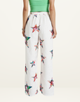 Summi Summi Star X Lovers Elastic Waist Pants in WHITE