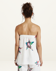 Summi Summi Star X Lovers Strapless Shift Top in WHITE