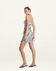 Summi Summi Strapless Mesh Mini Dress in Zanzibar // LAST ONE SIZE  XS & S