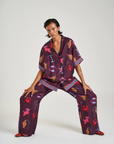 Summi Summi Zodiac Wide Leg Pant in ZODIAC PRINT