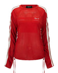Nagnata Downtown Mesh Jersey in Poppy