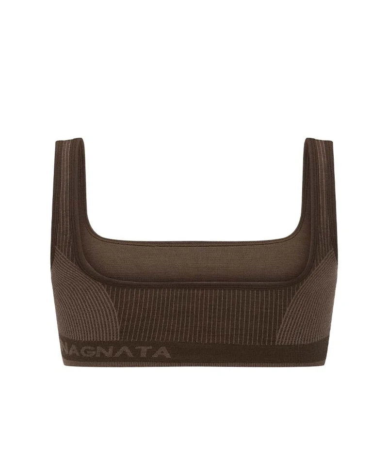 Nagnata Classic Wool Bralet in Bark