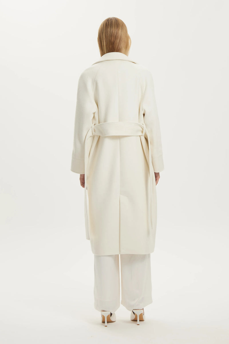 Uncover Woolen Trench Coat CREAM Third Form-Third Form-Frolic Girls