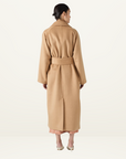 Third Form Classic Wool Coat in CAMEL