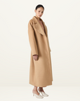 Third Form Classic Wool Coat in CAMEL