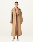 Third Form Classic Wool Coat in CAMEL