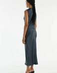 Crush Bias Tank Maxi Dress GUN METAL Third Form-Third Form-Frolic Girls