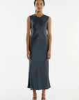 Crush Bias Tank Maxi Dress GUN METAL Third Form-Third Form-Frolic Girls