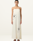 Third Form Dream State Strapless Dress in IVORY FLORAL