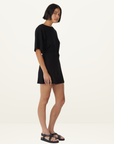 Third Form Momentum Tee Mini Dress in BLACK-Third Form-Frolic Girls