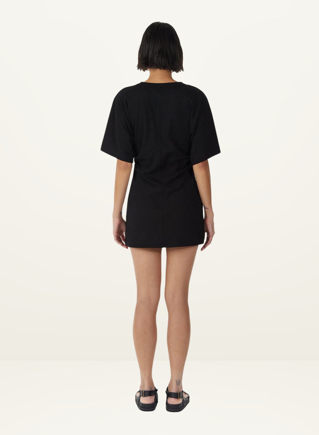 Third Form Momentum Tee Mini Dress in BLACK-Third Form-Frolic Girls