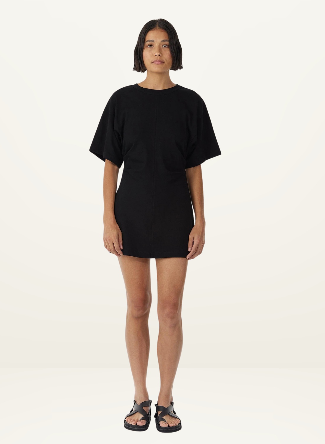 Third Form Momentum Tee Mini Dress in BLACK-Third Form-Frolic Girls