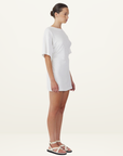 Third Form Momentum Tee Mini Dress in WHITE-Third Form-Frolic Girls