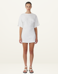 Third Form Momentum Tee Mini Dress in WHITE-Third Form-Frolic Girls