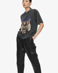 Tiger Tee WASHED BLACK Anine Bing-Anine Bing-Frolic Girls