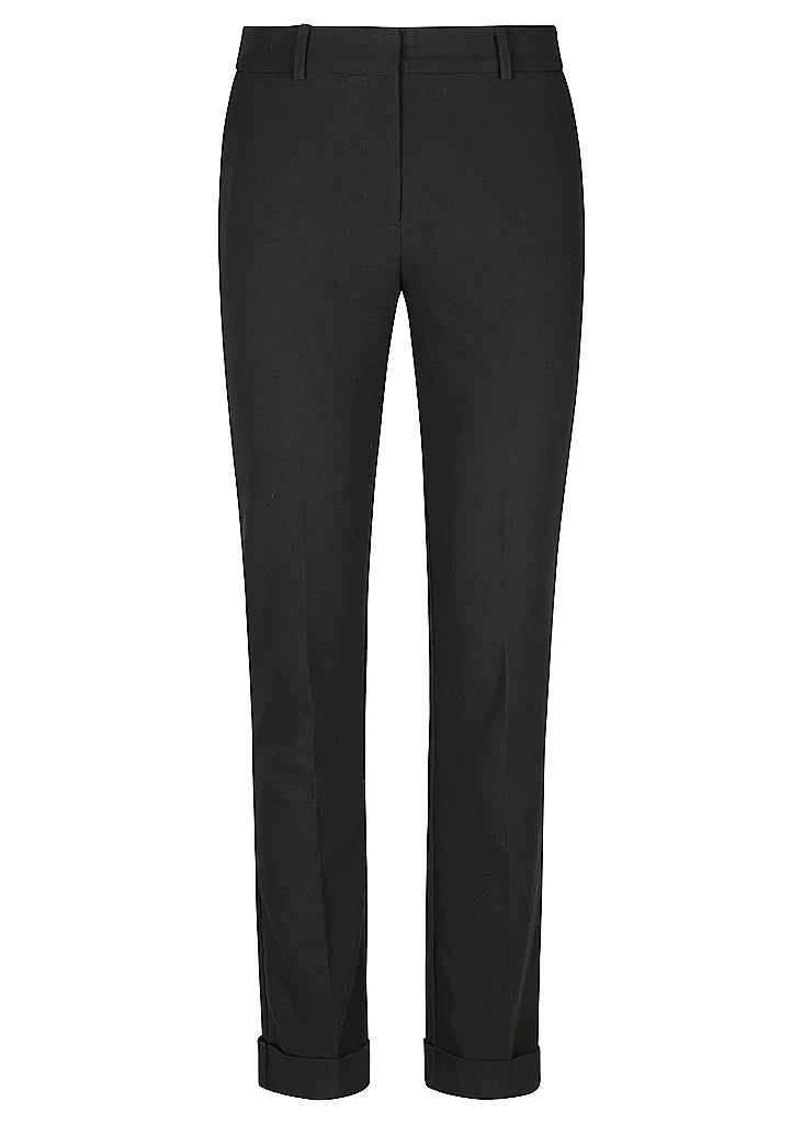 Tuxedo Trouser Slim Leg High Rise Pant BLACK Demkiw-Demkiw-Frolic Girls