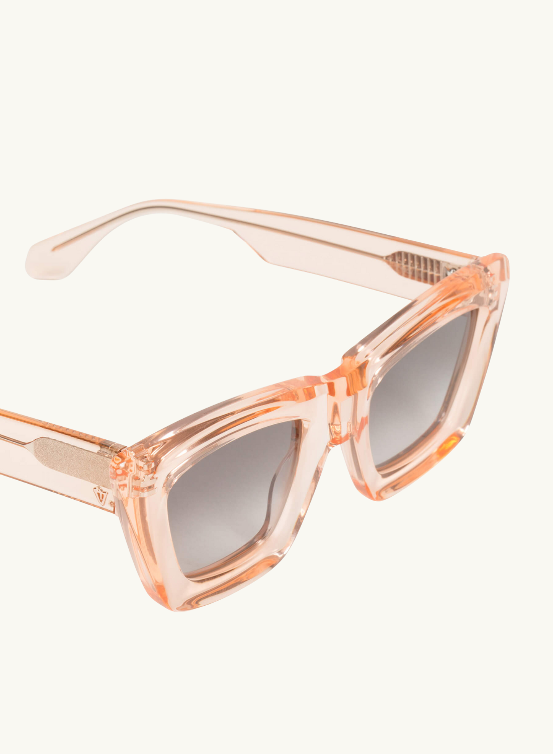 Valley Soho Sunglasses in TRANSPARENT PINK-Valley Eyewear-Frolic Girls