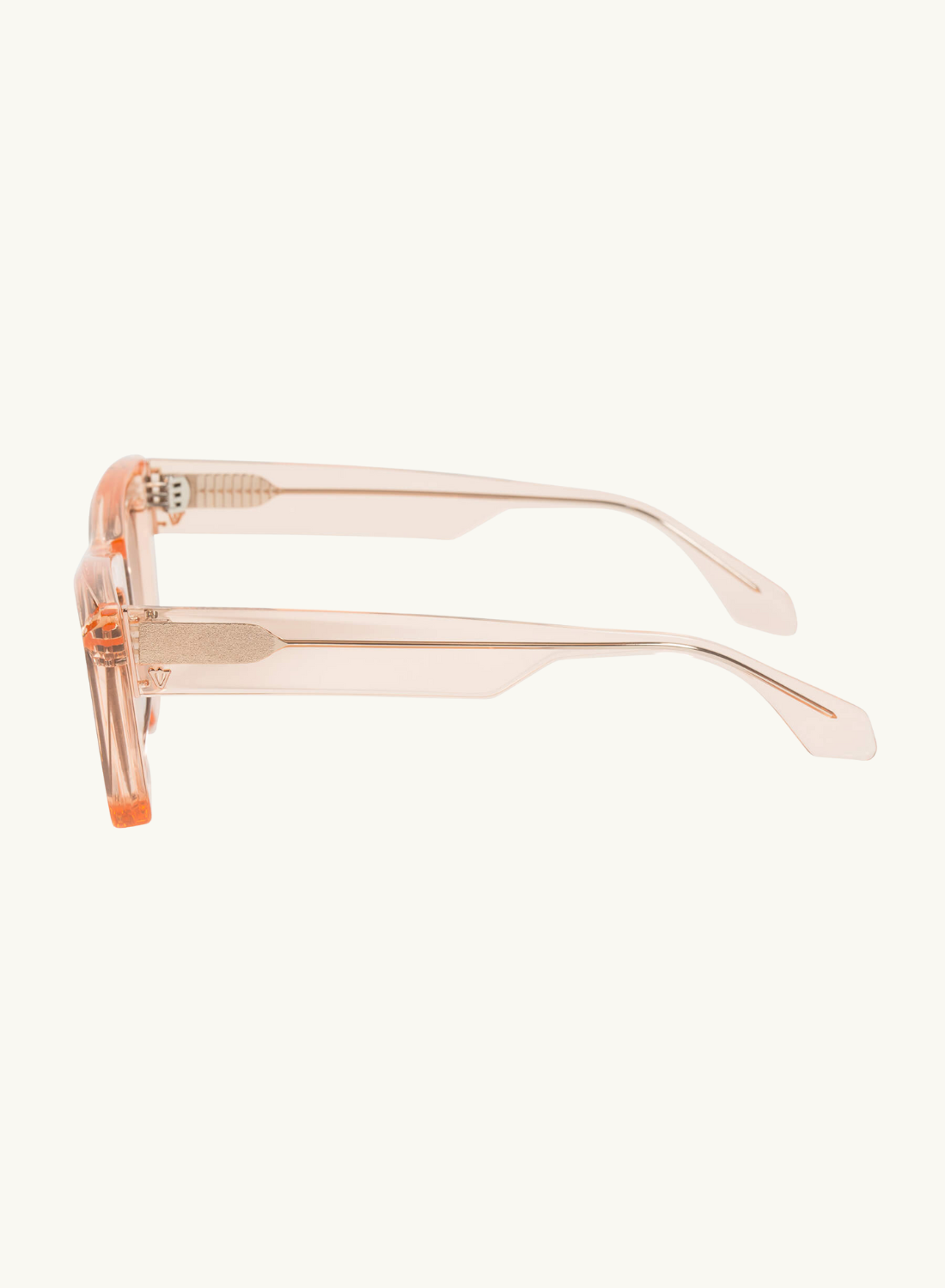 Valley Soho Sunglasses in TRANSPARENT PINK-Valley Eyewear-Frolic Girls