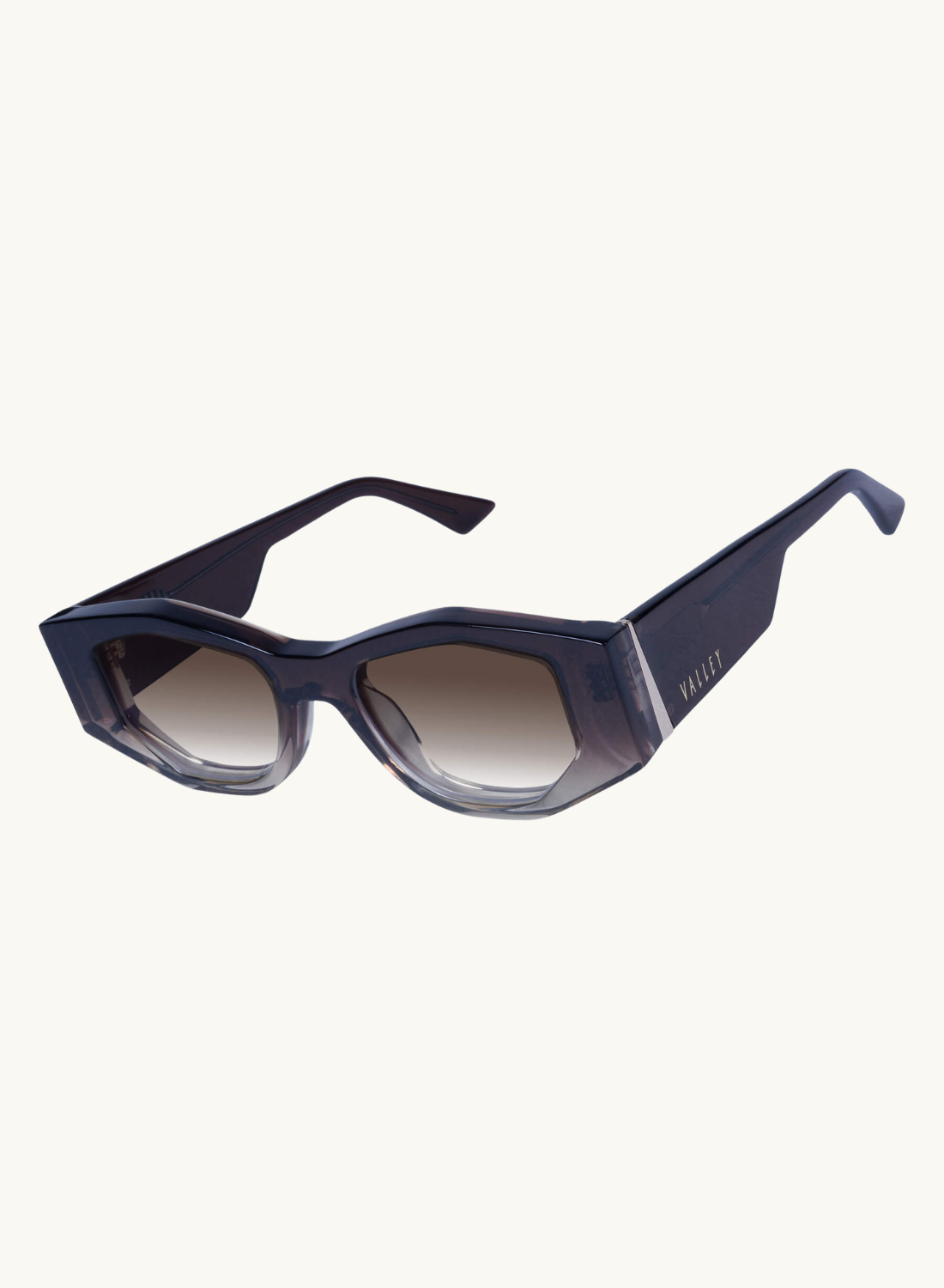 Valley Valiant Sunglasses in SMOKY QUARTZ FADE-Valley Eyewear-Frolic Girls