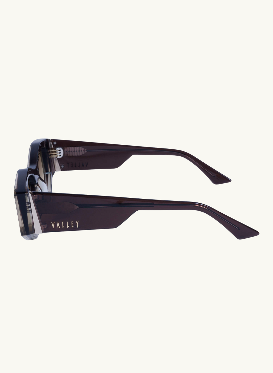 Valley Valiant Sunglasses in SMOKY QUARTZ FADE-Valley Eyewear-Frolic Girls