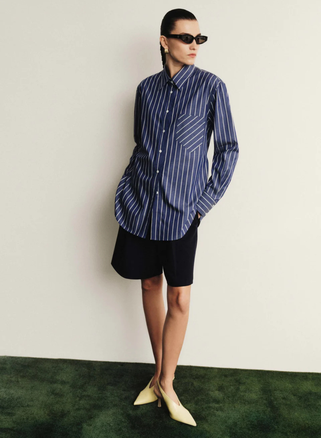 Viktoria &amp; Woods Blessing Shirt in Stahl Stripe