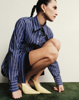 Viktoria & Woods Blessing Shirt in Stahl Stripe
