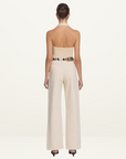 Viktoria & Woods Fate Halter Top in Almond