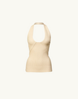 Viktoria & Woods Fate Halter Top in Almond